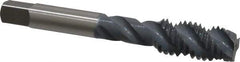 OSG - 1/2-13 UNC 3 Flute 2B Plug Spiral Flute Tap - High Speed Steel, elektraLUBE Finish, 3-3/8" OAL, Right Hand Flute, Right Hand Thread, H5, Series 107 - USA Tool & Supply
