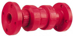NIBCO - 1" PVDF Check Valve - Flanged, 1,360 WOG - USA Tool & Supply