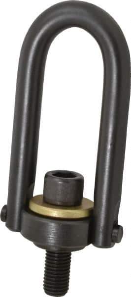 Jergens - 5,000 Lb Load Capacity Safety Engineered Center Pull Hoist Ring - 100 Ft/Lb Torque, 3/4 - 10 Thread, Alloy Steel - USA Tool & Supply
