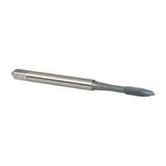 OSG - #2-56 UNC, H2, 2 Flutes, Plug Chamfer, elektraLUBE Finish, High Speed Steel Spiral Point STI Tap - 1-3/4" OAL, 7/16" Thread Length, Series 125 - Exact Industrial Supply