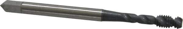 OSG - #4-40 UNC, 2 Flute, 50° Helix, Bottoming Chamfer, elektraLUBE Finish, High Speed Steel Spiral Flute STI Tap - 1-7/8" OAL, 9/16" Thread Length - Exact Industrial Supply