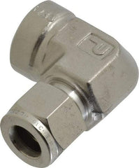 Parker - 1/2" OD, Stainless Steel Female Elbow - -425 to 1,200°F, 1-1/16" Hex, Comp x FNPT Ends - USA Tool & Supply
