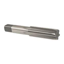 OSG - 3/4-20 UNEF 6 Flute Bright Finish High Speed Steel Straight Flute Standard Hand Tap - Plug, Right Hand Thread, 4-1/4" OAL, 2" Thread Length, H3 Limit, Oversize - Exact Industrial Supply