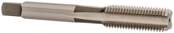 OSG - 7/16-20 UNC 4 Flute Oxide Finish High Speed Steel Straight Flute Standard Hand Tap - Bottoming, Left Hand Thread, 5-3/32" OAL, H3 Limit - USA Tool & Supply