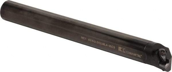 Kennametal - 1.76" Min Bore Diam, 14" OAL, 1-1/2" Shank Diam, A-DCLN-KC Indexable Boring Bar - CN.. Insert, Clamp Holding Method - USA Tool & Supply