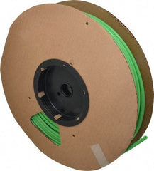 Parker - 0.18" ID x 1/4" OD, 1/32" Wall Thickness, 250' Long, Nylon Tube - Green, 250 Max psi, -65 to 200°F - USA Tool & Supply