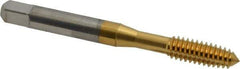 OSG - 1/4-20 UNC H7 Thread Limit Plug Thread Forming Tap - Cobalt, TiN Finish, 2-1/2" OAL, 1" Thread Length, Right Hand Thread, Series HY-PRO NRT - Exact Industrial Supply