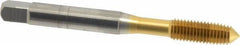 OSG - 1/4-28 UNF H10 Thread Limit Plug Thread Forming Tap - Cobalt, TiN Finish, 2-1/2" OAL, 1" Thread Length, Right Hand Thread, Series HY-PRO NRT - Exact Industrial Supply