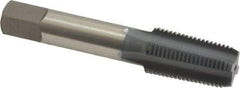 OSG - 1/8-27 NPTF Thread, 4 Flute Standard Pipe Tap - 2-1/8" OAL, 3/4" Thread Length, 5/16" Shank Diam, elektraLUBE Finish, High Speed Steel - Exact Industrial Supply