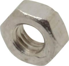 Value Collection - M3.5x0.60 Metric Coarse Stainless Steel Right Hand Hex Nut - 6mm Across Flats, 2.8mm High, Uncoated - USA Tool & Supply