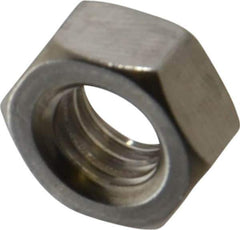 Value Collection - M8x1.25 Metric Coarse Stainless Steel Right Hand Hex Nut - 13mm Across Flats, 6.5mm High, Uncoated - USA Tool & Supply