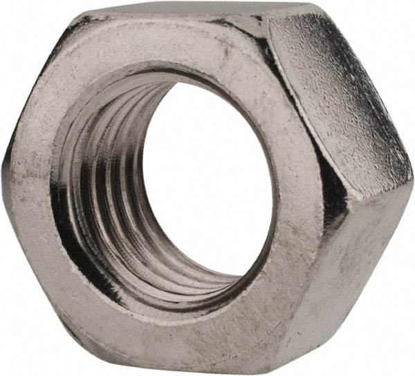 Value Collection - M20x2.50 Metric Coarse Stainless Steel Right Hand Hex Nut - 30mm Across Flats, 16mm High, Uncoated - USA Tool & Supply
