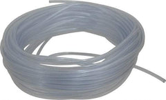 Parker - 3/16" ID x 1/4" OD, 1/32" Wall Thickness, 100' Long, Vinyl Tube - Clear, 22 Max psi, -40 to 150°F - USA Tool & Supply