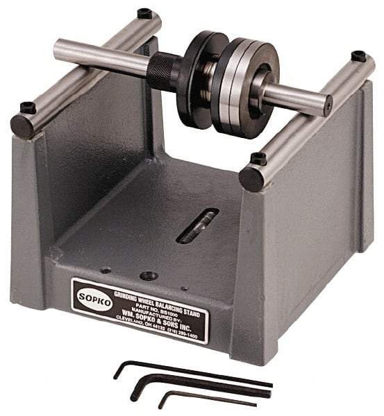 Sopko - 6-1/2" Wide x 4-3/16" High, Static Wheel Balance Kit - 4" Throat - USA Tool & Supply