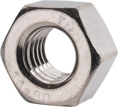 Value Collection - M10x1.50 Metric Coarse Stainless Steel Right Hand Heavy Hex Nut - 17mm Across Flats, 10mm High, Uncoated - USA Tool & Supply