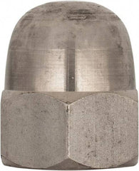 Value Collection - M22x2.5 Metric Coarse, 34mm Width Across Flats, Uncoated, Stainless Steel Acorn Nut - 39mm Overall Height, Austenitic A4, DIN 1587 - USA Tool & Supply