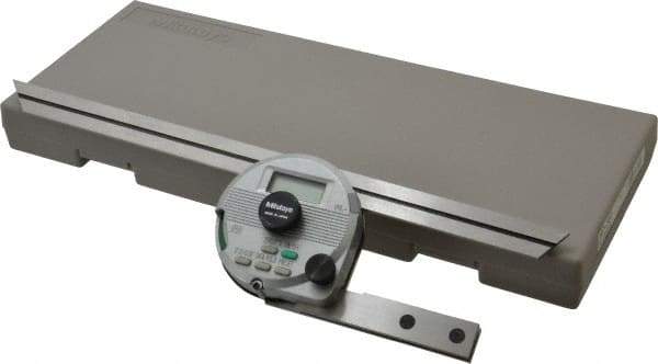 Mitutoyo - 360° Measuring Range, Digital Protractor - 0.01° Resolution, Accuracy Up to 0.03°, CR2032 Lithium Battery Not Included - USA Tool & Supply