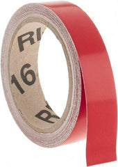 NMC - Red Solid Color Vinyl Tape - 1" Wide x 30' Long x 0.002" Thick, General Traffic - USA Tool & Supply