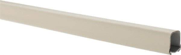 Wiremold - 3.05m Long x 21/32 Inch Deep x 3/4 Inch Wide, Steel Raceway - Continuous Cover, 1 Channel, Ivory - USA Tool & Supply