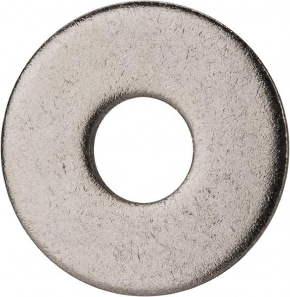 Value Collection - M12 Screw, Grade 18-8 Stainless Steel Fender Flat Washer - 13mm ID x 37mm OD, Plain Finish - USA Tool & Supply