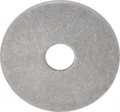 Value Collection - M3 Screw, Grade 18-8 Stainless Steel Fender Flat Washer - 3.2mm ID x 14mm OD, Plain Finish - USA Tool & Supply