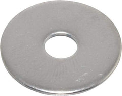 Value Collection - M5 Screw, Grade 18-8 Stainless Steel Fender Flat Washer - 5.3mm ID x 20mm OD, Plain Finish - USA Tool & Supply
