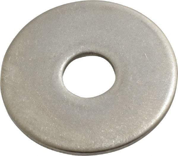 Value Collection - M8 Screw, Grade 18-8 Stainless Steel Fender Flat Washer - 8.4mm ID x 24mm OD, 1.5mm Thick, Plain Finish - USA Tool & Supply