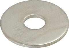 Value Collection - M12 Screw, Grade 18-8 Stainless Steel Fender Flat Washer - 13mm ID x 40mm OD, 2.5mm Thick, Plain Finish - USA Tool & Supply