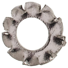 Value Collection - M2 Screw, 2.2mm ID, Stainless Steel External Tooth Lock Washer - 4.5mm OD, Uncoated, Grade 18-8 & Austenitic A2 - USA Tool & Supply