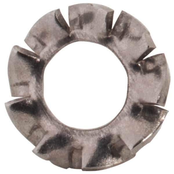 Value Collection - M2.5 Screw, 2.7mm ID, Stainless Steel External Tooth Lock Washer - 5.5mm OD, Uncoated, Grade 18-8 & Austenitic A2 - USA Tool & Supply