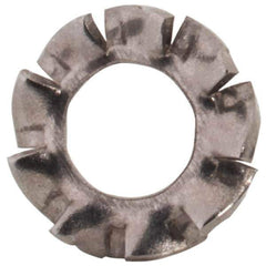 Value Collection - M2.5 Screw, 2.7mm ID, Stainless Steel External Tooth Lock Washer - 5.5mm OD, Uncoated, Grade 18-8 & Austenitic A2 - USA Tool & Supply