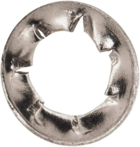 Value Collection - M3 Screw, 3.2mm ID, Stainless Steel Internal Tooth Lock Washer - 6mm OD, Uncoated, Grade 18-8 & Austenitic A2 - USA Tool & Supply