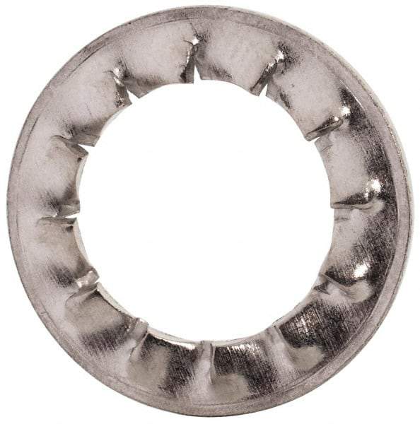 Value Collection - M12 Screw, 13mm ID, Stainless Steel Internal Tooth Lock Washer - 20.5mm OD, Uncoated, Grade 18-8 & Austenitic A2 - USA Tool & Supply