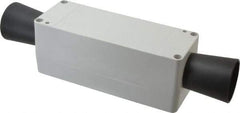 Parker - 5/32" Instant Two Hand Control Modular Push Button Valve - 7 CFM, 120 Max psi, 2 Hand Control Actuator - USA Tool & Supply