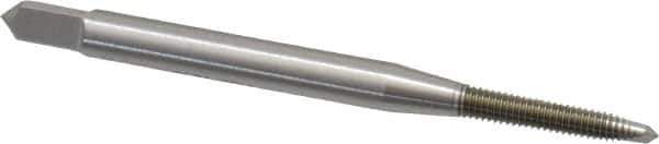 OSG - M2.5x0.45 Metric Coarse, 2 Flute, Bright Finish, High Speed Steel Spiral Point Tap - Plug Chamfer, Right Hand Thread, 1-13/16" OAL, 1/2" Thread Length, 0.141" Shank Diam, 6H Class of Fit, Series 142 - Exact Industrial Supply