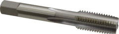 OSG - M16x2.00 Metric Coarse 6H 4 Flute Bright Finish High Speed Steel Straight Flute Standard Hand Tap - Plug, Right Hand Thread, 3-13/16" OAL, 1-13/16" Thread Length, D7 Limit, Oversize - Exact Industrial Supply