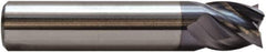 M.A. Ford - 7/32", 1/4" LOC, 1/4" Shank Diam, 2" OAL, 4 Flute, Solid Carbide Square End Mill - Single End, ALtima Finish, 35/38° Helix, Centercutting, Right Hand Cut, Right Hand Flute, Series 177 - USA Tool & Supply