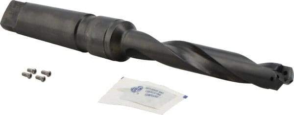 Allied Machine and Engineering - Series 1, 13/16" Max Diam, 4MT Taper Shank, Helical Flute Spade Drill - 4-3/4" Max Depth, Standard Length - USA Tool & Supply