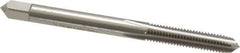 OSG - #2-64 UNF 2B 3 Flute Bright Finish High Speed Steel Straight Flute Standard Hand Tap - Taper, Right Hand Thread, 1-3/4" OAL, 7/16" Thread Length, H2 Limit, Oversize - Exact Industrial Supply