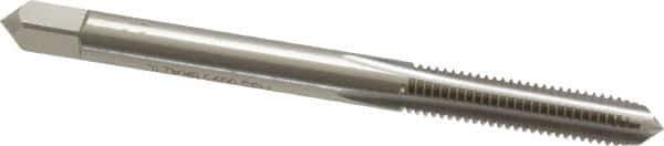 OSG - #5-40 UNC 3 Flute Bright Finish High Speed Steel Straight Flute Standard Hand Tap - Bottoming, Right Hand Thread, 1-15/16" OAL, 5/8" Thread Length, H1 Limit, Oversize - Exact Industrial Supply