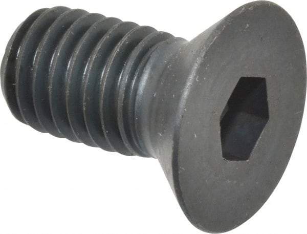 Holo-Krome - 1/2-13 UNC Hex Socket Drive, 82° Flat Screw - Alloy Steel, Black Oxide Finish, Fully Threaded, 1" OAL - USA Tool & Supply