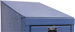Hallowell - 12" Wide x 5" High x 15" Deep, Locker Slope Top - USA Tool & Supply