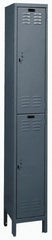 Hallowell - 2 Door, 2 Tier, ValueMax Wardrobe Lockers - USA Tool & Supply