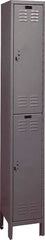 Hallowell - 2 Door, 2 Tier, ValueMax Wardrobe Lockers - USA Tool & Supply