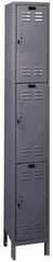 Hallowell - 3 Door, 3 Tier, ValueMax Wardrobe Lockers - USA Tool & Supply