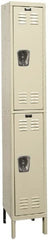Hallowell - 2 Door, 2 Tier, Premium Wardrobe Lockers - USA Tool & Supply