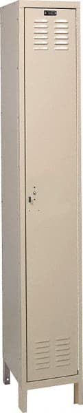 Hallowell - 1 Door, 1 Tier, ValueMax Wardrobe Lockers - USA Tool & Supply