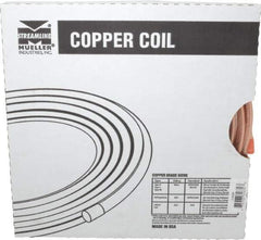 Mueller Industries - 20' Long, 3/8" OD, Grade Alloy 122 Copper Seamless Tube - 0.032" Wall Thickness - USA Tool & Supply