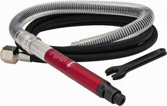 Sioux Tools - 1/8" Collet, Straight Handle, Straight Air Die Grinder - 54,000 RPM, Remote Exhaust, 16.8 CFM, 0.1 hp, 6.21 bar - USA Tool & Supply