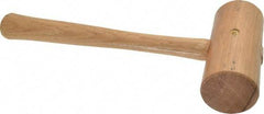 Garland - 7/8 Lb Head Wooden Mallet - 11-3/4" Long Wood Handle - USA Tool & Supply